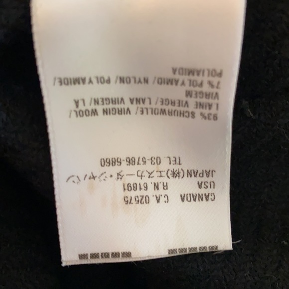 Escada Beautiful Virgin Wool Stretch Black Full Length Coat Made in Italy 🇮🇹 - Picture 11 of 16